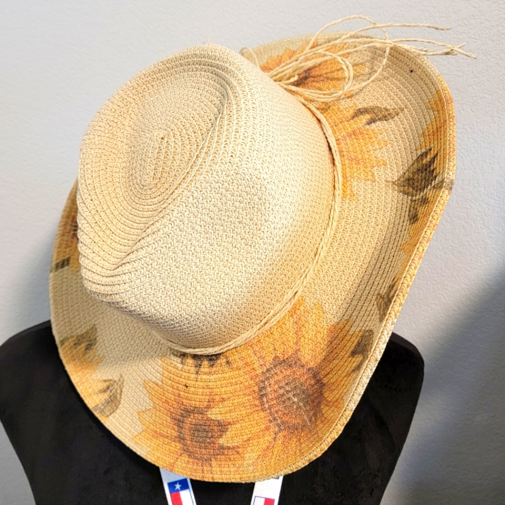 Boutique Straw Sunflower Summer Beach Hat